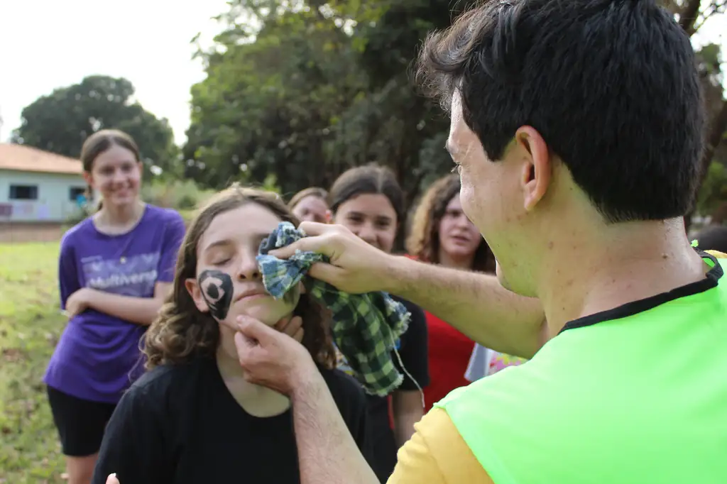 Participantes em momento de integração no JUBATEEN